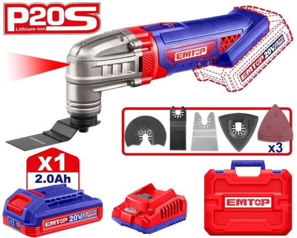 Outil multifonction sans fil EMTOP ELMF20221