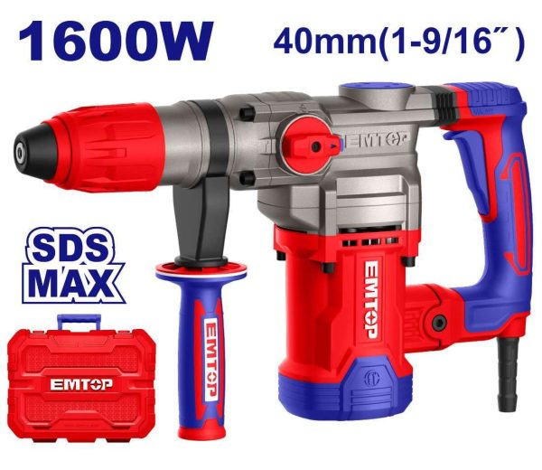 Marteau perforateur 1600W EMTOP ERHRM1608